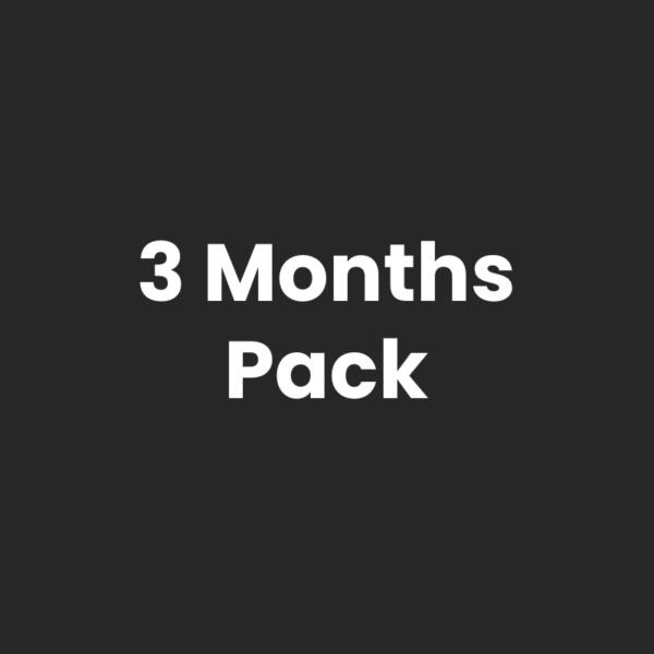 3 Months Pack