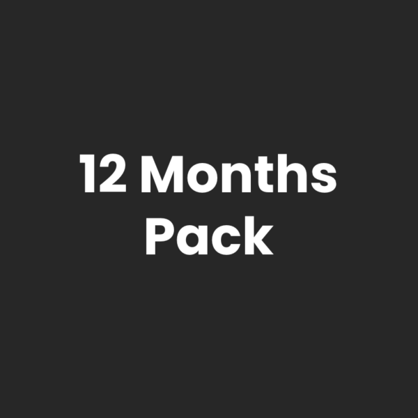 12 Months Pack